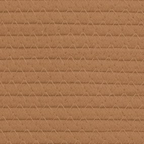Cesto de arrumação Ø40x35 cm algodão castanho