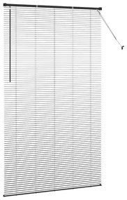 Persiana de Janela com cortinas Outros Manual Preto 135 x 220 cm Alumí