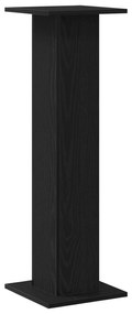 Suporte para Plantas vidaXL 2 pcs Carvalho Preto 30x30x95 cm Madeira C