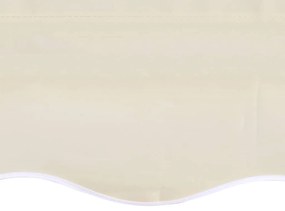 Lona para toldo creme 4 x 3 m (sem estrutura/caixa)