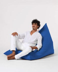 Puff de Jardim Pyramid Big Bed – Azul – 145x90x35 cm | Tribo Home
