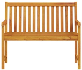 Banco de jardim 110 cm madeira de acácia maciça