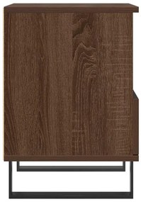 Mesas de cabeceira 2 pcs derivados de madeira carvalho castanho