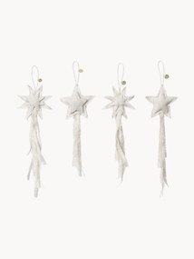 Ornamentos para árvore em tecido Vela, conjunto de 4