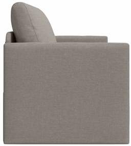 Sofá-Cama 2 em 1 Taupe 124x71x78 cm Tecido