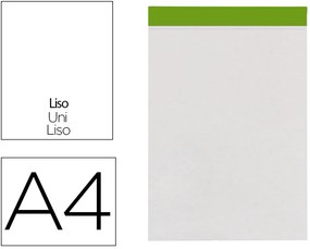 Bloco de Apontamentos Liso A4 60g/m2 Perfurado Sem Capa
