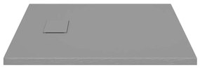 Base de chuveiro SMC 90x90 cm cinzento