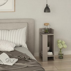Mesa de Cabeceira Elos Right – Light Mocha – 25x60x27 cm