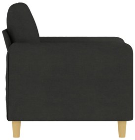 Poltrona 60 cm tecido preto