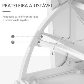 Conjunto de Entrada Dhyana Branco- Sapateira, Espelho e Cabide - Desig