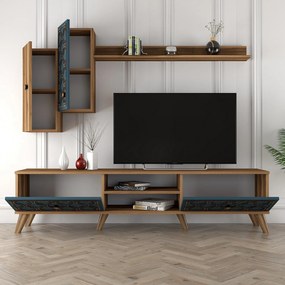 Móvel TV ClassS – Nogueira – 180x44x35 cm