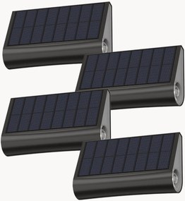 Candeeiros de caminho LED solares Twily, conjunto de 4