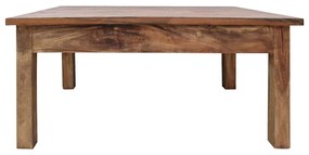 Mesa de centro madeira de mogno maciça 96x73x45 cm