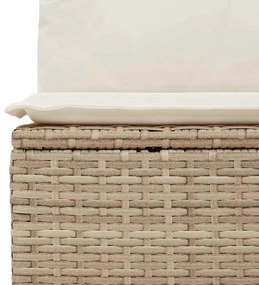 Conjunto de sofá de jardim 7 peças com almofadas em rattan sintético b