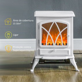 Lareira Elétrica Portátil Lareira Elétrica com Efeito de Chama Realist