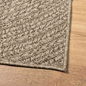 Tapete ZIZUR bege 120x170 cm aspeto de juta interior e exterior