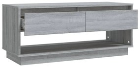 Móvel de TV 102x41x44 cm derivados de madeira cinzento sonoma
