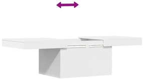 Mesa de centro 100x55x40 cm derivados de madeira branco