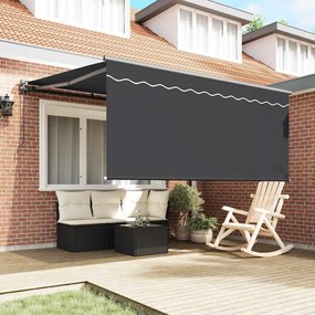Toldo Retrátil Manual Antracite 300 x 250 cm Tecido