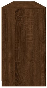 Aparador com luzes LED 181,5x37x67 cm carvalho castanho