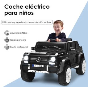 Carro Elétrico 12V para Crianças Mercedes Benz Maybach 3-8 Anos de Idade com Controlo Parental 2 Portas Preto