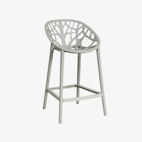 Pack De 2 Bancos Altos De Jardim Em Polipropileno Ores Verde Cáqui & ↑65 Cm - Sklum