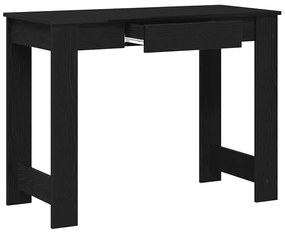 Secretária 100x45x75 cm derivados de madeira preto