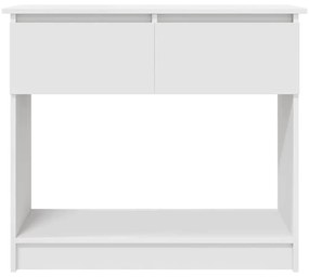 Mesa consola com gavetas 85,5x38,5x74,5 cm branco