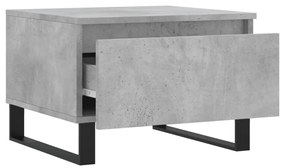 Mesa de centro 50x46x35 cm derivados de madeira cinza-cimento
