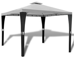 vidaXL Gazebo com telhado 3 x 3 m branco creme