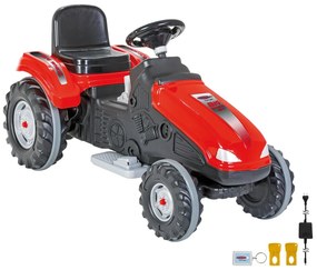 Tractor elétrico para crianças Big Wheel 12V Vermelho