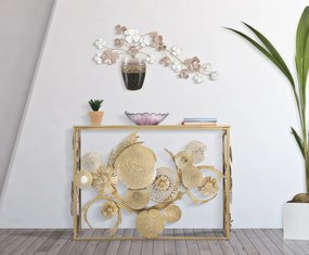 Painel decorativo 3D VASO DE PAREDE EM FERRO CM 87,5X6X46 MULTICOLOR