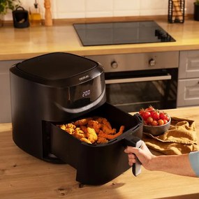 Fritadeira sem óleo Cecotec capacidade de 7,6 L Cecofry Absolute 7600 airfryer dietética digital e compacta sem óleo, com tecnologia PerfectCook