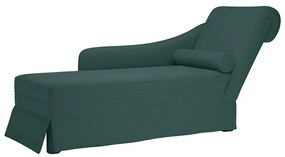 Chaise lounge c/ reforço/apoio de braços direito veludo