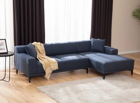 **** Sofá de Canto Petra – Azul – 145 x 250 cm

**