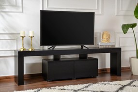Móvel TV Enclave – Wood Black – 180 cm x 50 cm x 31,3 cm