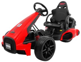 Kart elétrico para Crianças 3 Rodas 12V XR-1 Rodas Espuma EVA Vermelho