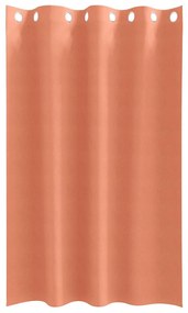 Cortinas com cortinas 2 pcs Terracota 175 x 140 cm Poliéster
