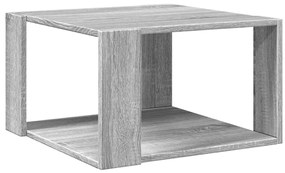 Mesa de centro 51,5x51,5x30cm derivados de madeira cinza sonoma