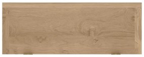 Prateleiras de parede 2 pcs 40x15x4 cm madeira de teca maciça