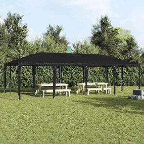vidaXL Tenda pra Festa Antracite 8x4 m PE