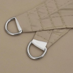 Para-sol vela tecido oxford triangular 2,5x2,5x3,5 m cinza-aca.