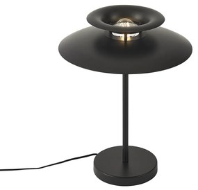 Candeeiro de mesa retro aço preto 45cm - Pauly Retro
