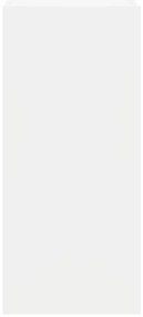 Móvel de parede p/ TV 40,5x30x90 cm derivados de madeira branco