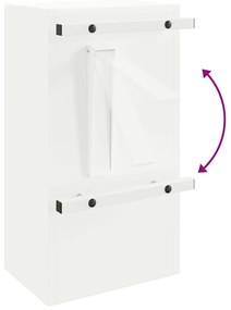 caixa de correio Branco 30 x 23 x 55 cm Aço