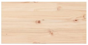 Tampos de mesa retangulares 2 pcs 80x40x1,7 cm pinho maciço