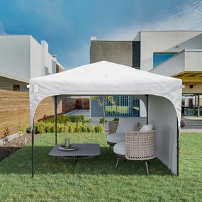 Tenda Dobrável com Altura Ajustável com 1 Parede Lateral - 3x3m