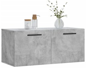 Armário parede 80x36,5x35 cm derivados madeira cinzento sonoma