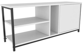 Móvel TV Neola – Preto/Branco – 120x35,3x50,8 cm