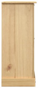 Armário com gavetas Corona 92x48x120 cm madeira de pinho maciça